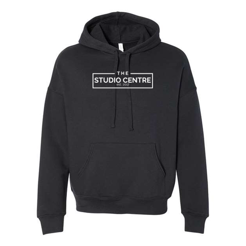 Boys Dance Too Mens/Unisex Bella Canvas Fleece Drop Shoulder Hoodie -- Black