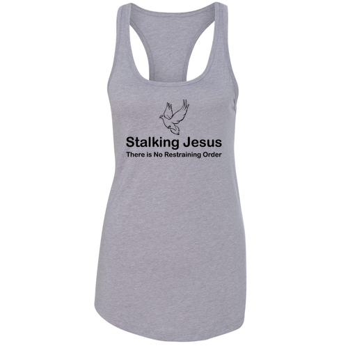 Next Level Ladies Ideal Racerback Tank -- Heather Grey