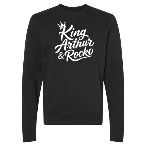 J. America BTB Fleece Crew -- Black
