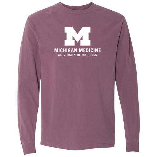 Comfort Colors Soft Garment-Dyed Heavyweight Long Sleeve T-Shirt -- Berry