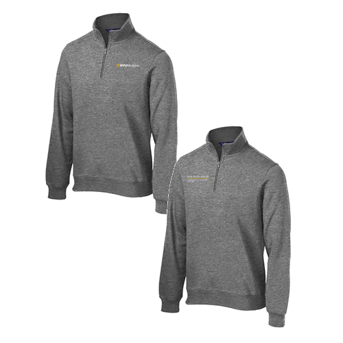 Sport Tek Quarter Zip Sweatshirt -- Vintage Heather