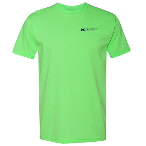 Next Level Soft/Fitted CVC Tee -- Neon Green, $12