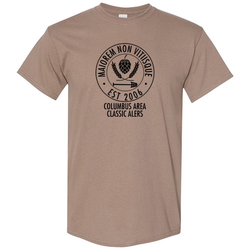 Gildan Heavy Cotton Basic T-Shirt -- Brown Savana