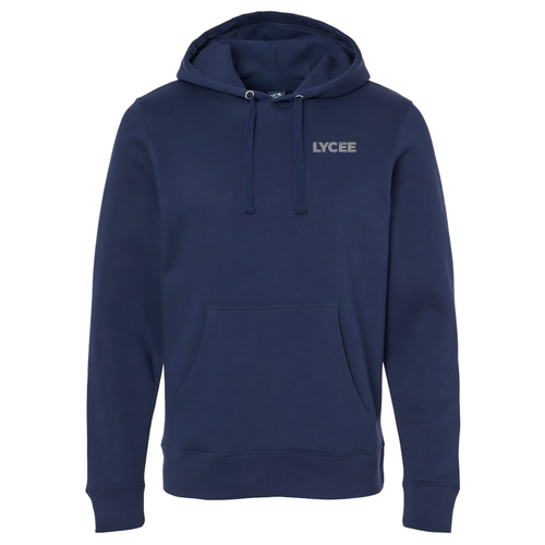 J America Unisex BTB Fleece Hooded Sweatshirt -- True Navy