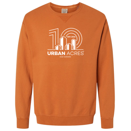 ComfortWash Unisex Crew Sweatshirt -- Texas Orange