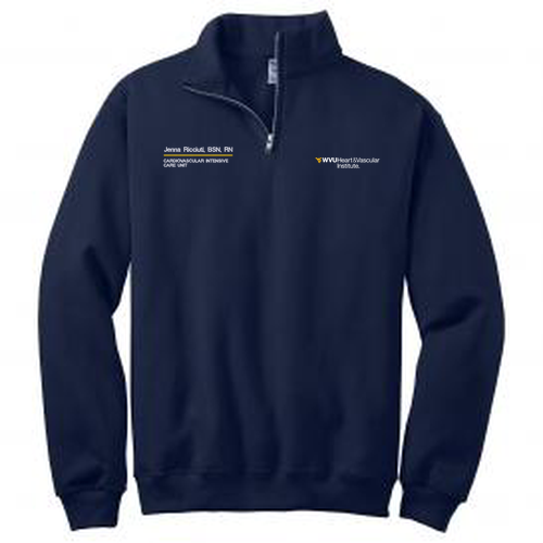 Jerzees 1/4 Zip Cadet Sweatshirt -- J Navy