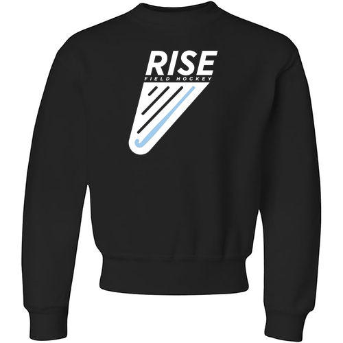YOUTH Jerzees Fleece Crewneck Sweatshirt -- Black
