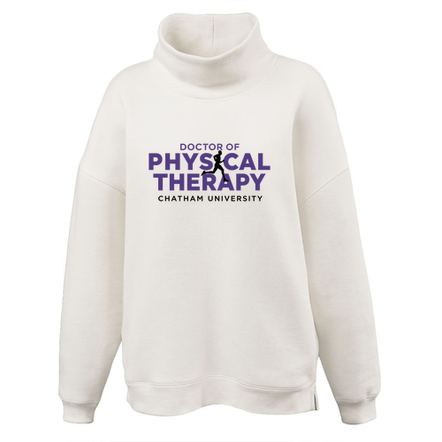 Pennant Womens Oversize Mockneck -- Cream Design 1