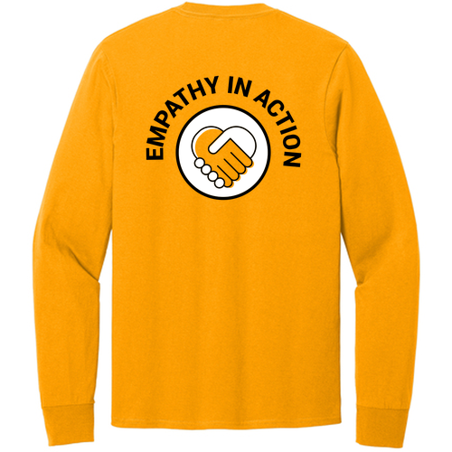 Port and Company Long Sleeve T Shirt -- Gold
