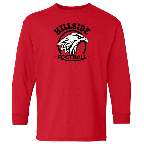 Gildan Youth Heavy Cotton Longsleeve -- Red