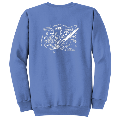 Port and Company Classic Crewneck Sweatshirt -- Carolina Blue