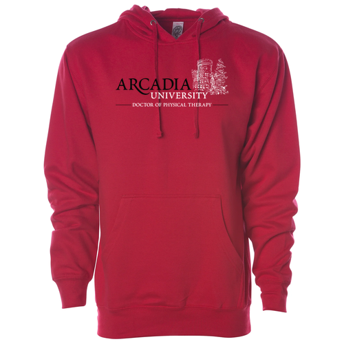 Independent Trading Midweight Hooded Sweatshirt -- Red