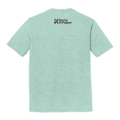 District Made Mens Perfect Tri Crew Tee -- Heathered Dusty Sage