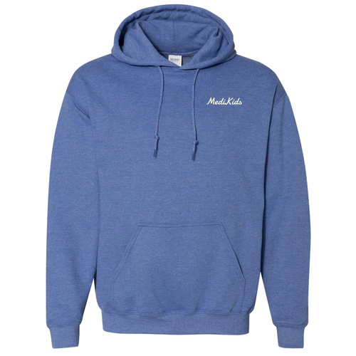 Gildan Heavy Blend Hooded Sweatshirt -- Heather Deep Royal