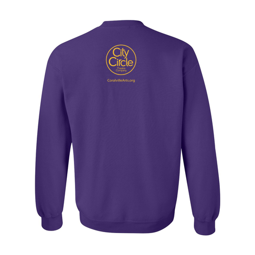 Gildan Heavy Blend Crew Neck Sweatshirt -- Purple