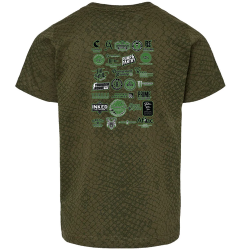 Rabbit Skins Toddler Fine Jersey Tee -- Green Reptile