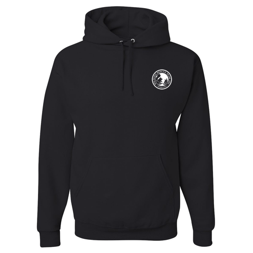 Jerzees 8 oz 50/50 Nublend Adult Hooded Sweatshirt -- Black