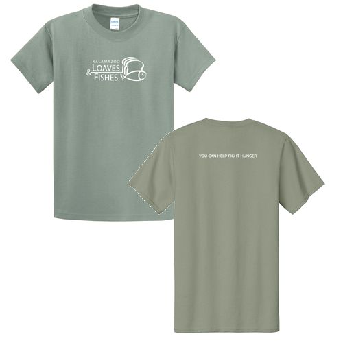 Port and Company Basic T-Shirt -- Stonewashed Green