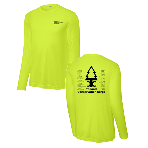 Sport Tek Long Sleeve Competitor -- Neon Yellow