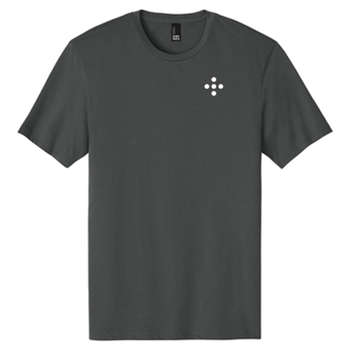 District Made Unisex Perfect Weight Crew Tee -- Charcoal