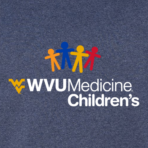 WVU Medicine Children's Jerzees 8 Oz.  -- Vintage Heather Navy