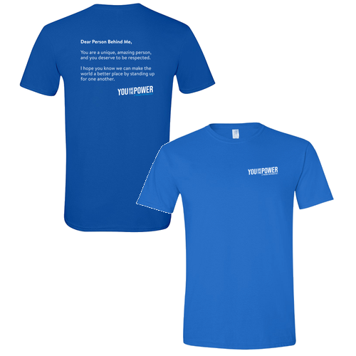 Dear Person Behind Me Short Sleeve Tee -- Royal