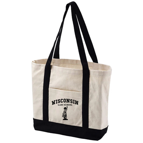 Black Lady Justice Tote Bag