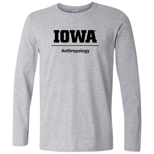 Gildan Softstyle Longsleeve T Shirt -- Sport Grey