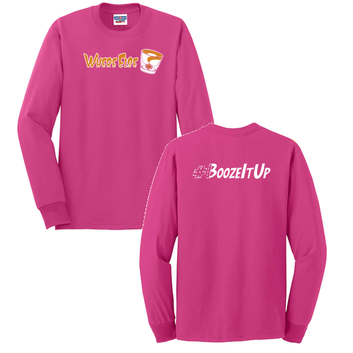 Jerzees Dri-Power Active Adult Longsleeve Tee -- Cyber Pink