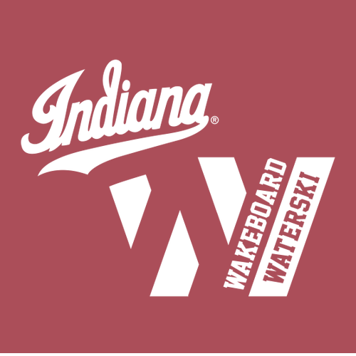 The "W" Long Sleeve Pocket Tee -- Crimson