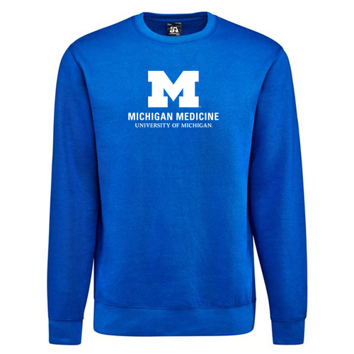 J. America Soft BTB Fleece Crewneck -- Royal