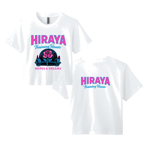 Hiraya Miami Crop Tee -- White