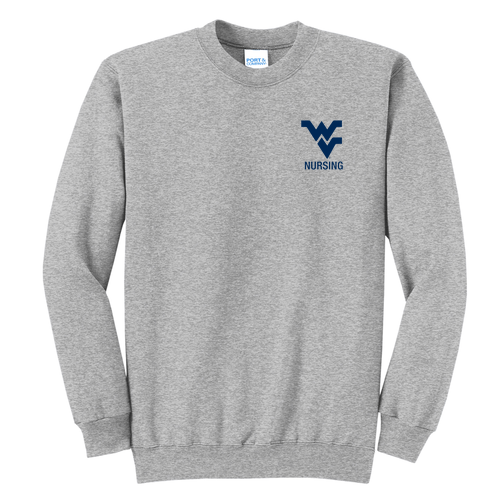 Nursing Tools Port and Company Classic Crewneck Sweatshirt -- Athletic Heather