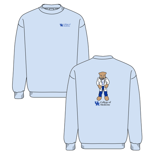 Gildan Heavy Blend Crew Neck Sweatshirt -- Light Blue