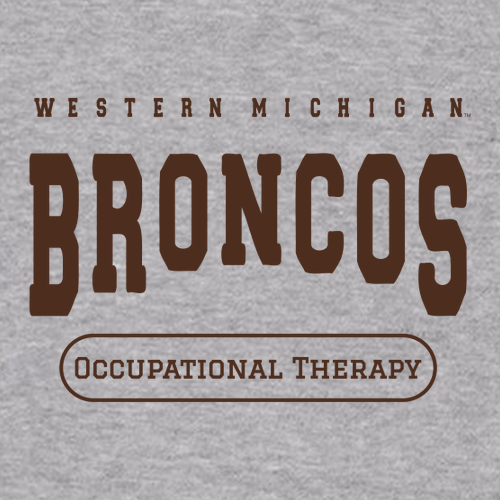 WMU Broncos J America Fleece Hooded Sweatshirt -- Oxford
