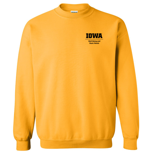 Gildan Heavy Blend Crew Neck Sweatshirt -- Gold