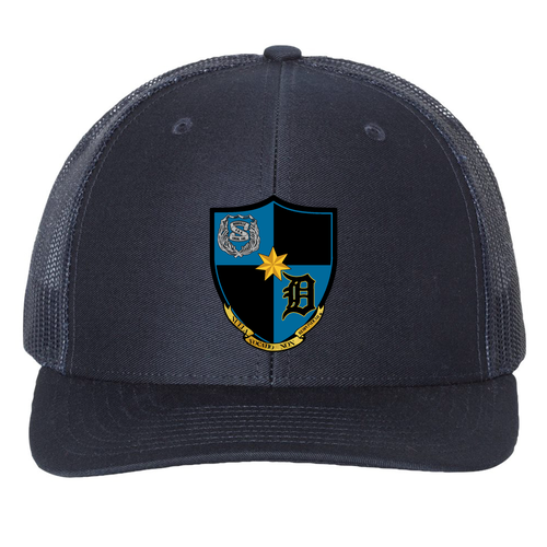 Crest -- Trucker Snapback Hat -- Navy