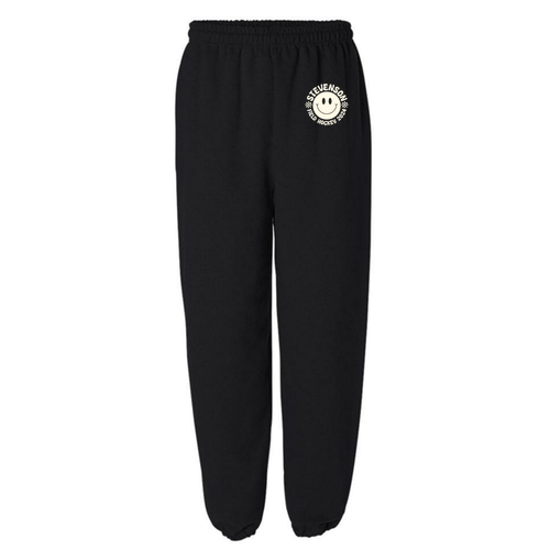 Gildan Elastic Bottom Sweatpants -- Black
