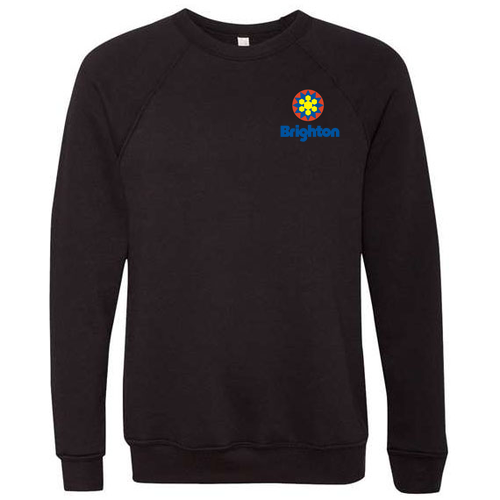 Brighton Logo 2 Full color -- Crewneck Sweatshirt Black