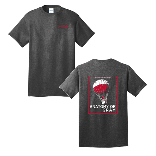 Port and Company 5.4 oz Cotton T-Shirt -- Dark Heather Grey*