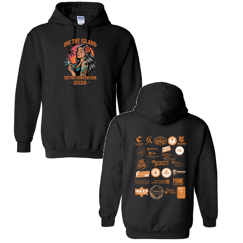 Sunset Adult Hooded Sweatshirt -- Black