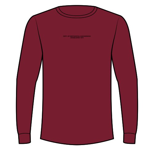 Gildan Heavy Cotton Longsleeve Basic T-Shirt -- Cardinal