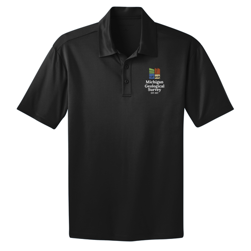 Port Authority Silk Touch Performance Polo -- Black