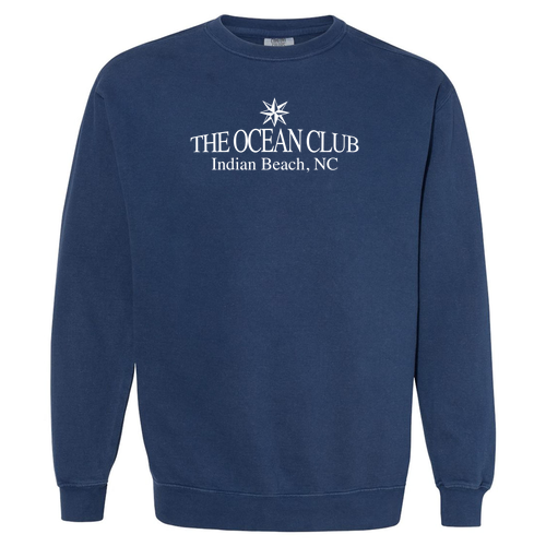 Comfort Colors Crewneck Sweatshirt -- True Navy