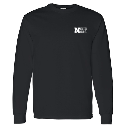 Forestry Club Long Sleeve Tee -- Black