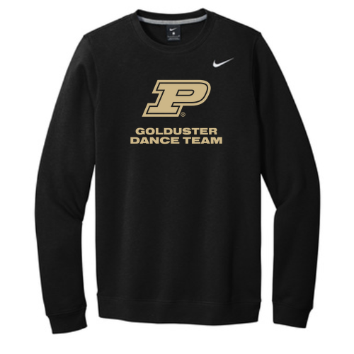Nike Club Fleece Crew -- Black