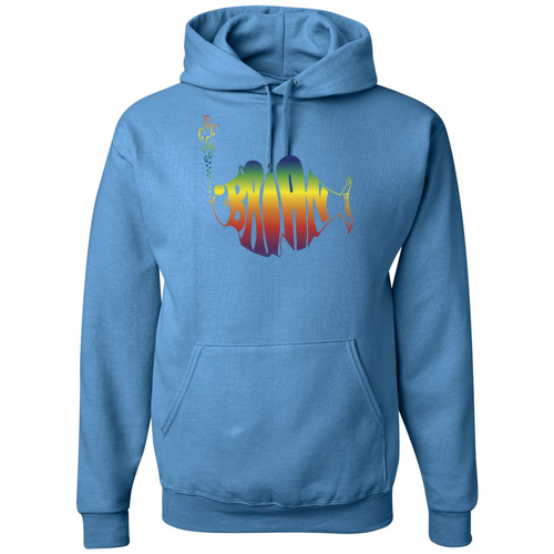 Jerzees 8 oz 50/50 Nublend Adult Hooded Sweatshirt -- Columbia Blue