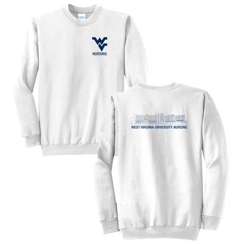 Port and Company Classic Crewneck Sweatshirt -- White