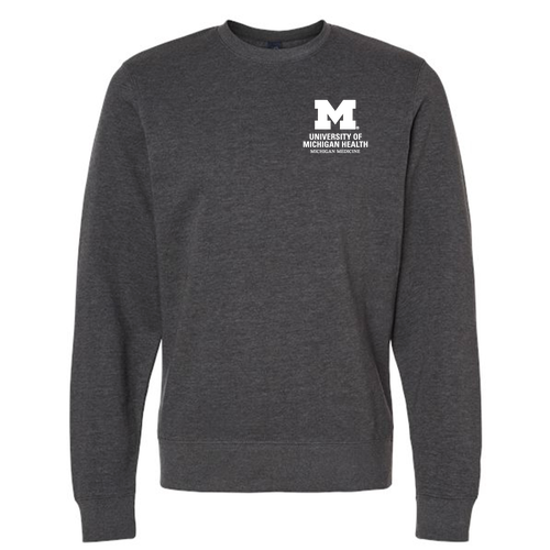 Fleece Crew -- Charcoal Heather