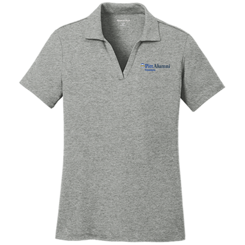 Sport-Tek Ladies PosiCharge RacerMesh Polo -- Grey Heather